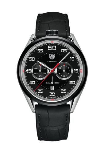 TAG Heuer Carrera Calibre 1887 45 Bullhead Stainless Steel / Titanium / Black / Alligator